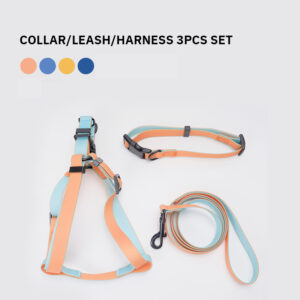 Custom OEM/ODM Dog Harness, Collar & Leash 3-Piece Set